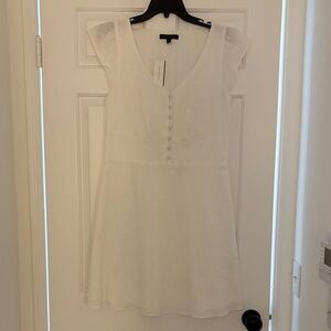 Banana Republic White Midi Dress